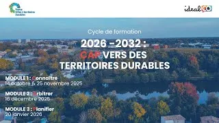 Miniature : [Bande annonce] Cycle de formation : 2026 -2032 CAP VERS DES TERRITOIRES DURABLES