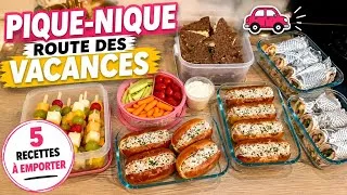 Miniature : Pique-nique pour la route des vacances | 5 recettes faciles à emporter 🚗