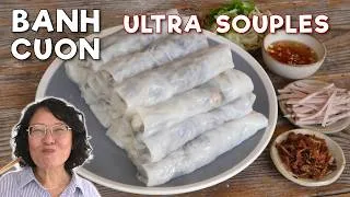 Miniature : Crêpes vietnamiennes Banh Cuon : ultra souples à la poêle