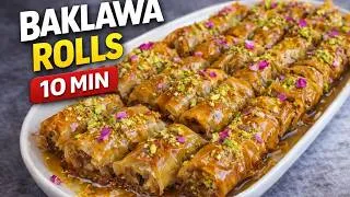 Miniature : Baklawa Rolls 😍 Recette Ultra Facile en 10 Minutes | Spécial Aïd