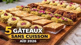Miniature : 5 GÂTEAUX SANS CUISSON POUR L’AÏD 2026 ✨ Faciles, Rapides et Délicieux