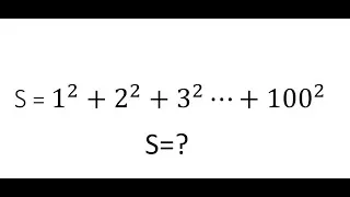 Miniature : 1^2+2^2+3^2⋯+100^2=?