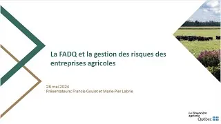 Miniature : Webinaire « Les produits et les services de la FADQ » (28 mai 2024)