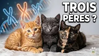 Miniature : Pourquoi ces trois chatons n'ont pas la même couleur ? La génétique expliquée