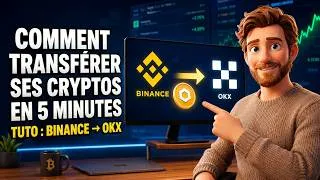 Miniature : Transférer ses cryptos de Binance vers OKX en 5 minutes — Tuto pas à pas