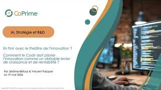 Miniature : Replay webinaire IA, stratégie et R&D : en finir avec le théâtre de l'innovation