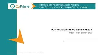 Miniature : Replay du webinaire - IA & PPM : mythe ou levier réel