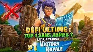Miniature : J'AI TENTÉ LE DÉFI IMPOSSIBLE 😱 SUR FORTNITE  (SANS ARME) 