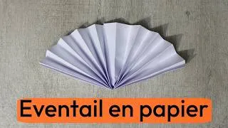 Miniature : Eventail en papier hyper facile !