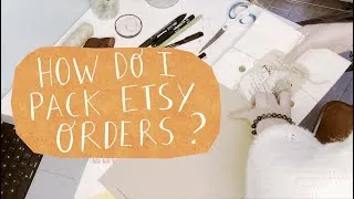 Miniature : How do I Pack my illustrations for my Etsy Shop ? ( slow and eco friendly )