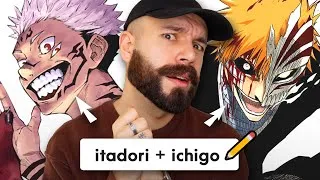 Miniature : Je FUSIONNE ces HÉROS de MANGAS ! 🔥 Itadori (Sukuna) + Ichigo