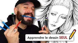 Miniature : Apprendre le DESSIN par soi-même, LES BASES ! ✍️ ("La voie de l'autodidacte" étape 1 et 2)