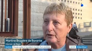 Miniature : JT12/13 FR3 Côte d'Azur 07/03/2025 - Procès de l'accident de Régis : la CAN jugée pour homicide