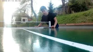 Miniature : Entrainement de ping pong