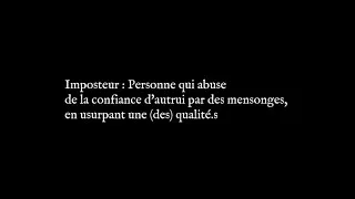 Miniature : L' imposteur (dé)masqué
