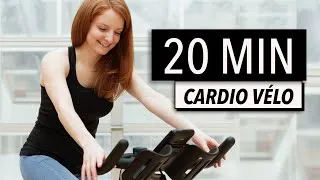 Miniature : 20 min cardio vélo sur le rythme / SPINNING / vélo d'appartement / Corine Fortin