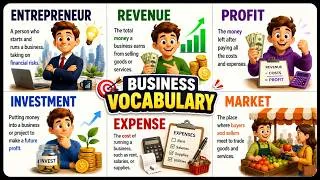 Miniature : Learn Business English Vocabulary Part 3 | English & French | 14-Minute Lesson