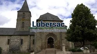 Miniature : Lubersac : L'église Saint-Étienne