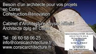 Miniature : Architecte en Corse - Plans, études, suivi de chantier pour vos projets de construction
