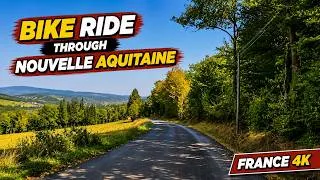 Miniature : Heat, Stone Villages & Endless Roads - A Cycling Journey Across Nouvelle-Aquitaine (UHD 4K)