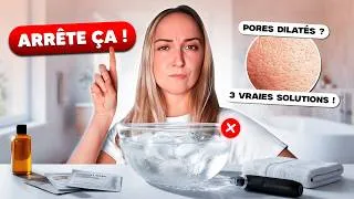 Miniature : Pores dilatés : les 3 SEULS actifs qui marchent