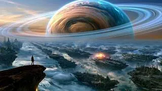 Miniature : Worlds Left Behind — Cosmic Space Ambient Music for Deep Calm — 4K