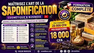 Miniature : La Formation de Saponification la Plus Complète pour Devenir Professionnel !