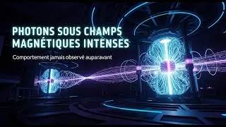 Miniature : Les photons sont affectés par des champs magnétiques intenses