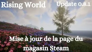 Miniature : Rising World - Update 0.8.1 - La mise à jour de la page du magasin Steam est là!