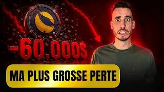 Miniature : 🚨 Le CRASH qui m'a coûté 60 000€ : mon CAUCHEMAR crypto jamais dit