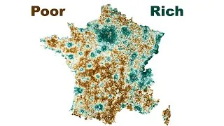 Miniature : Assembling France by Average Income