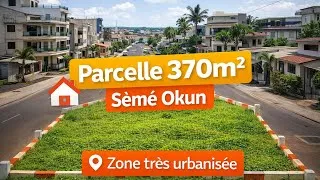 Miniature : Opportunité immobilière à Sèmè Okun, Parcelle 307m² 4.500.000f. Sèmè Kpodji