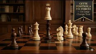 Miniature : Cette Position a une Fin Forcée ♟️ — Un Coup Change Tout ♟️