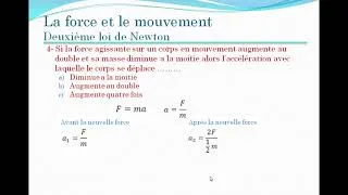 Miniature : Exercices1 Deuxième loi de Newton