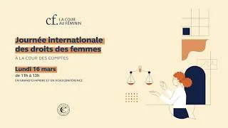 Miniature : Conférence du 16 mars 2026 organisée à l'occasion de la journée internationale des droits des femmes