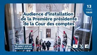 Miniature : Audience solennelle d'installation de la Première présidente de la Cour des comptes