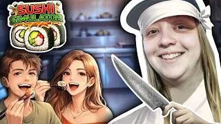 Miniature : JE DEVIENS ENFIN LA CHEFFE ! 🍣👩‍🍳 | Sushi Simulator [FR]