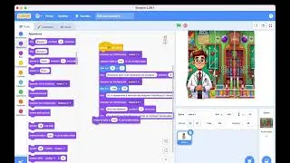Miniature : 4- Défi jeu éducatif sur scratch. explication du début du jeu