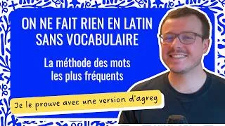 Miniature : Apprendre le vocabulaire latin : la méthode des mots les plus fréquents