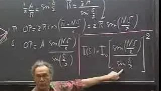 Miniature : 8.03 Physics III, Vibrations and Waves : 21/23 - Diffraction, Gratings, Angular Resolution