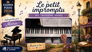 Miniature : 🎹 Le Petit Impromptu – Marie au Piano | 3ᵉ Année | Examen Piano 2026