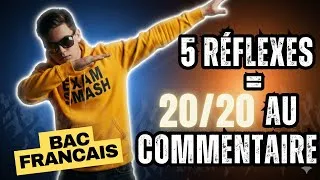 Miniature : As-tu ces 5 réflexes pour le commentaire de texte du bac francais et atteindre le 20/20 ?