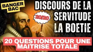 Miniature : RÉVISION 20 points pour TOUT COMPRENDRE du Discours de la servitude, La Boétie, bac de français 2026