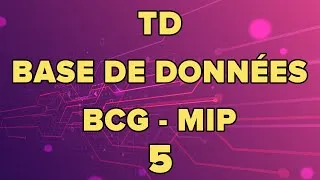 Miniature : Travaux dirigés base de données bcg mip | Prof Azrour Mourade  | Part 5