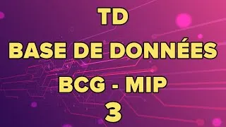 Miniature : Travaux dirigés base de données séries1-2 bcg mip | Prof Azrour Mourade  | Part 3