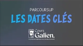 Miniature : Les dates clés de Parcoursup 2025 décryptées par Cours Galien