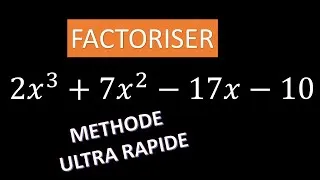 Miniature : factoriser un polynôme de troisième degré