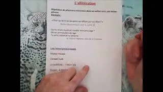 Miniature : L'allitération en poésie