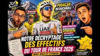 Miniature : Pogacar intouchable ? Notre décryptage des effectifs du Tour de France 2026