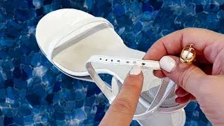 Miniature : Comment faire des trous dans les lanières pour ajuster des chaussures #ajusterchaussures #trouscuir